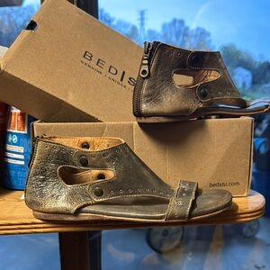 Bed Stu Brown Leather Sandals